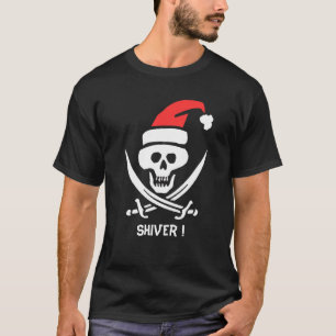 T-shirt Le pirate Père Noël éditent le texte