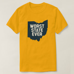 T-shirt Le pire État jamais connu (Ohio)