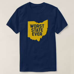 T-shirt Le pire État jamais connu (Ohio)