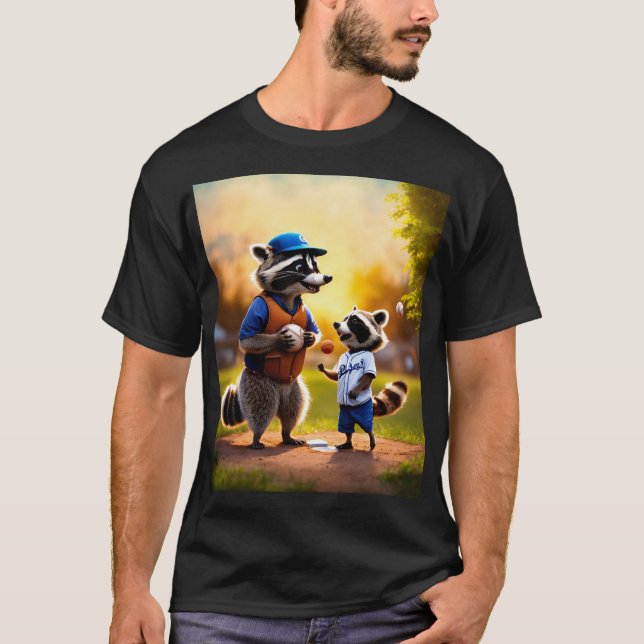 T-shirt Le plaisir de jouer au baseball (Devant)