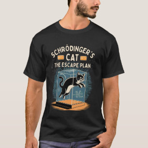 T-shirt le plan d'évasion du chat de Schrödinger amoureux