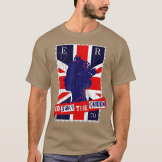 T-SHIRT LE PLATINUM DE LA REINE JUBILEE DIEU SAUVER LA REI