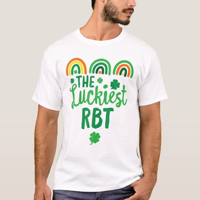 T-shirt Le plus chanceux RBT BCBA St. Patrick's Day Lucky  (Devant)
