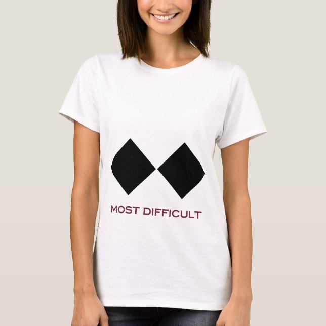 T-shirt Le plus difficile (Devant)