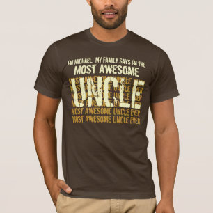 T-shirt Le plus génial ONCLE jamais cadeau Tee for Him V0