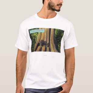 T-shirt Le plus grand arbre enregistré dans l'arbre AVANT