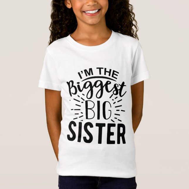 T-Shirt Le plus grand art de mots de Soeur (Devant)