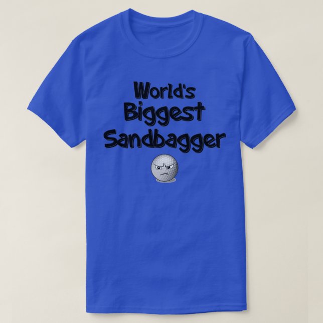 T-shirt Le plus grand bagueur de sable du monde (Design devant)