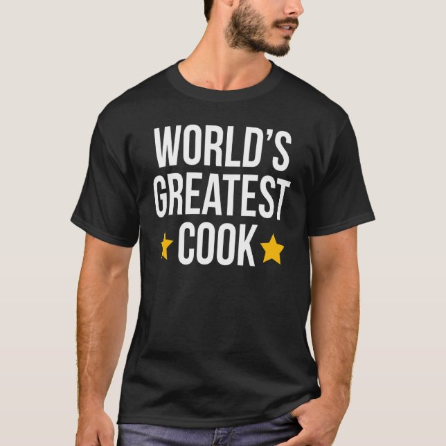 T-shirt Le plus grand chef cuisinier du monde (Devant)