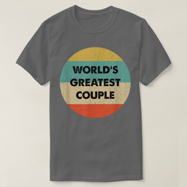 T-shirt Le plus grand couple du monde (Design devant)