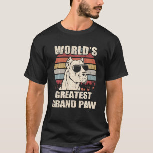 T-shirt Le plus grand du monde Grand Paw Dogo Argentino Vi