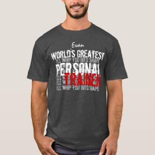 T-shirt Le plus grand entraîneur personnel A009A drôle des