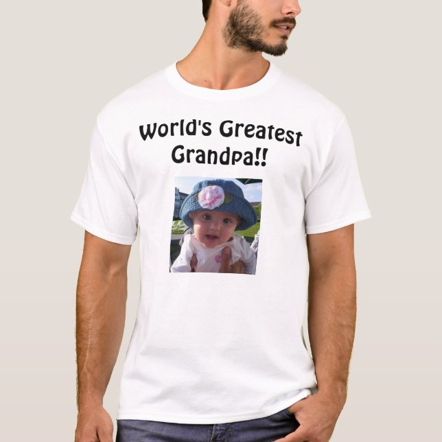 T-shirt Le plus grand grand-papa du monde ! ! (Devant)