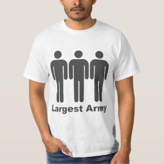 T-shirt Le plus grand gris d'armée