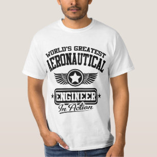 T-shirt Le plus grand ingénieur aéronautique du monde dans