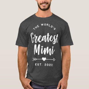 T-shirt Le plus grand Mimi Est du monde