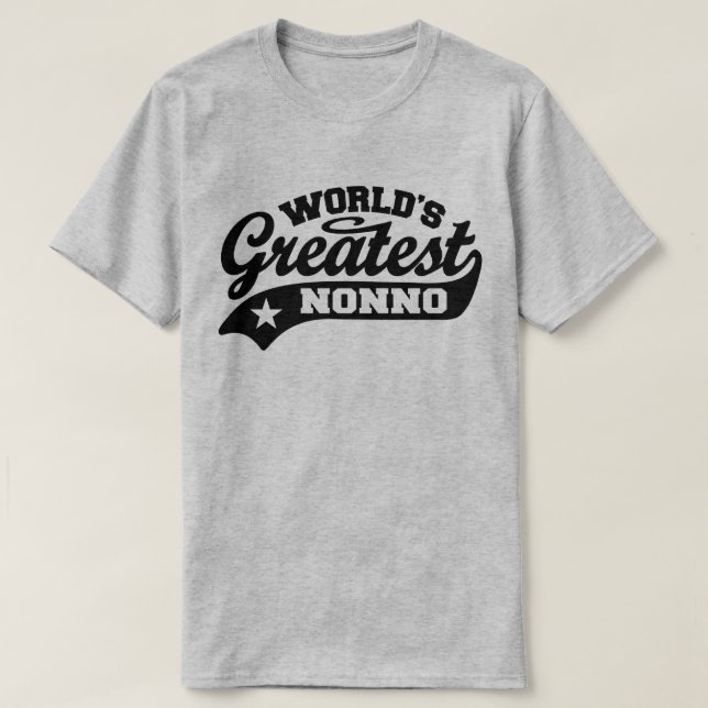 T-shirt Le plus grand Nonno du monde (Design devant)