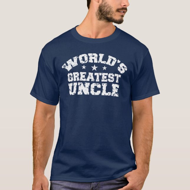 T-shirt Le plus grand oncle du monde (Devant)