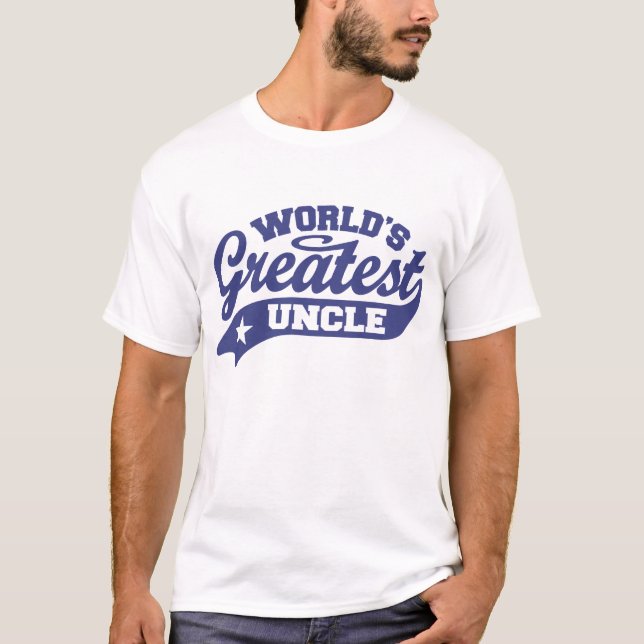 T-shirt Le plus grand oncle du monde (Devant)