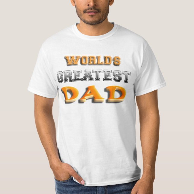 T-shirt Le plus grand papa du monde (Devant)