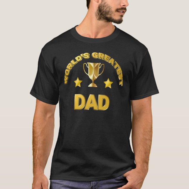 T-shirt Le plus grand papa du monde (Devant)
