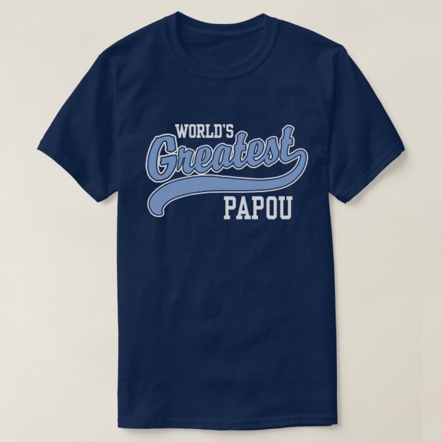 T-shirt Le plus grand papou du monde (Design devant)