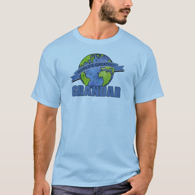 T-shirt Le plus grand papy du monde (Devant)