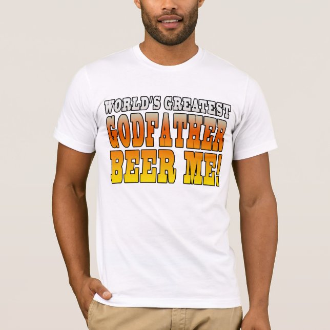 T-shirt Le plus grand parrain de baptêmes des mondes (Devant)