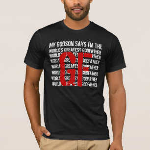 T-shirt Le plus grand parrain Ver2 du monde