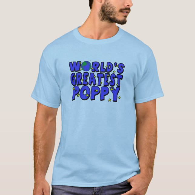 T-shirt Le plus grand pavot du monde (Devant)