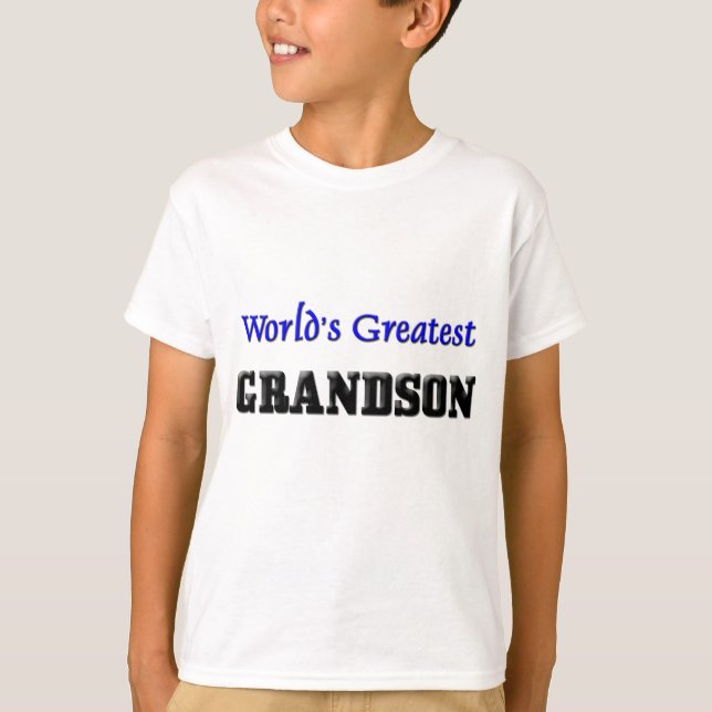 T-shirt Le plus grand petit-fils du monde (Devant)