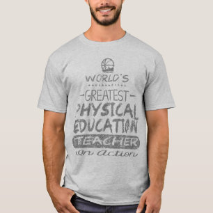 T-shirt Le plus grand professeur de PE de l'éducation