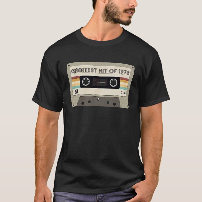 T-shirt Le plus grand succès de 1978 Anniversaire Retro Ca (Devant)