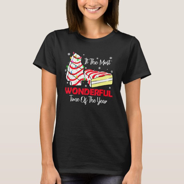 T-shirt Le Plus Merveilleux Snack De Noël (Devant)