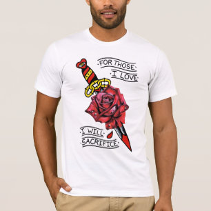 T-shirt Le poignard de camarades impairs et s'est levé