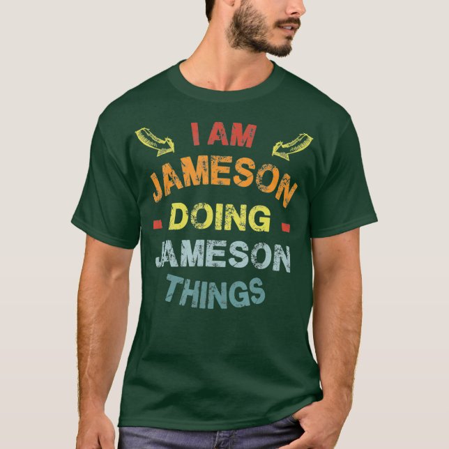T-shirt Le poison de Jameson Doing Jameson Things Cool Fun (Devant)