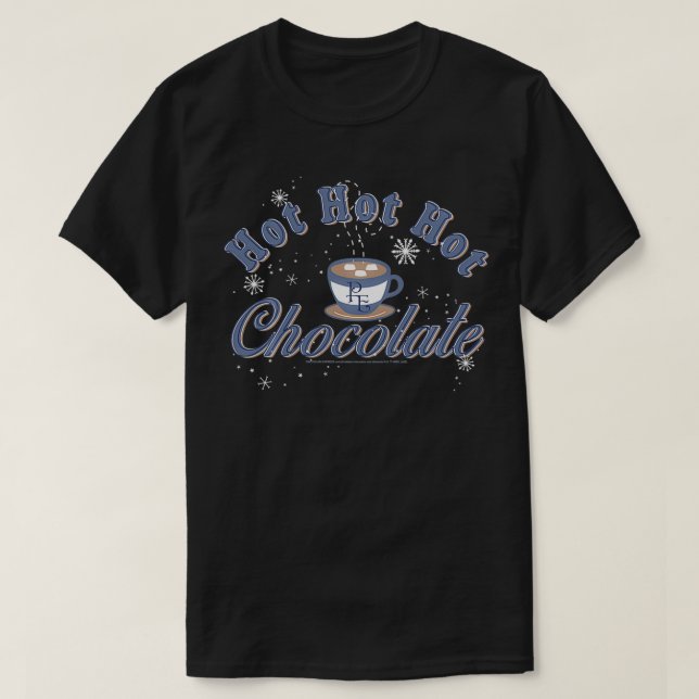 T-shirt Le Polar Epress Hot Hot Chocolate Logo Pullov (Design devant)
