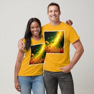 T-shirt Le pollen doré des abeilles explose Joy Design