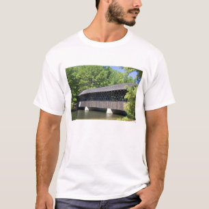 T-shirt Le pont couvert de Stone Mountain à Stone