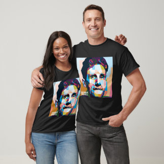 T-shirt Le popart Abstrait George Orwell dans WPAP
