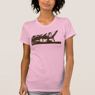 T-shirt Le port tend le cou le débardeur de Racerback