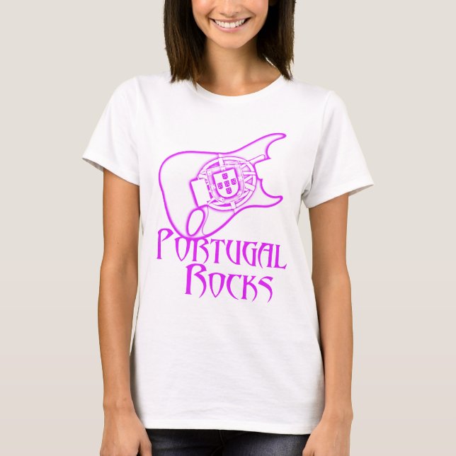 T-shirt Le Portugal bascule la chemise des femmes (Devant)