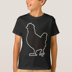 T-shirt le poulet est le nouveau noir