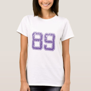 T-shirt Le pourpre folâtre le nombre 89.png de Jerzee