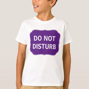 T-shirt Le pourpre ne touchent pas à la chemise de sommei