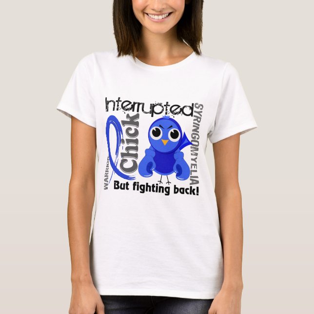 T-shirt Le poussin a interrompu 3 syringomyélies (Devant)