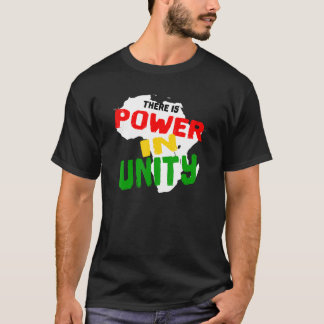 T-shirt Le pouvoir dans l'unité Mois de l'histoire noire 2
