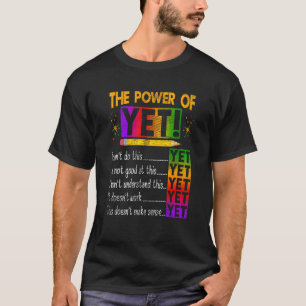 T-shirt Le pouvoir de l'instructeur d'éducation préscolair