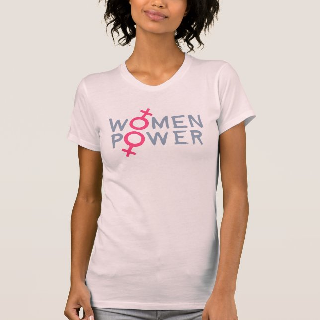 T-shirt Le pouvoir des femmes (Devant)