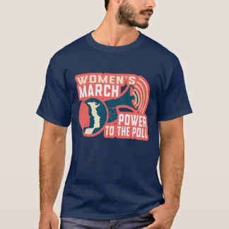 T-shirt Le pouvoir des femmes : Marche pour l'égalité